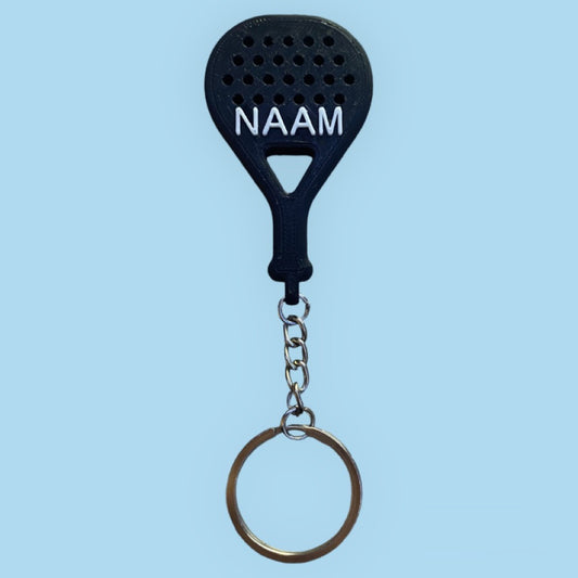 personalized padel keychain